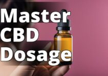 The Art Of Dosage: How To Optimize Your Cannabidiol Intake For Optimal Health Benefits